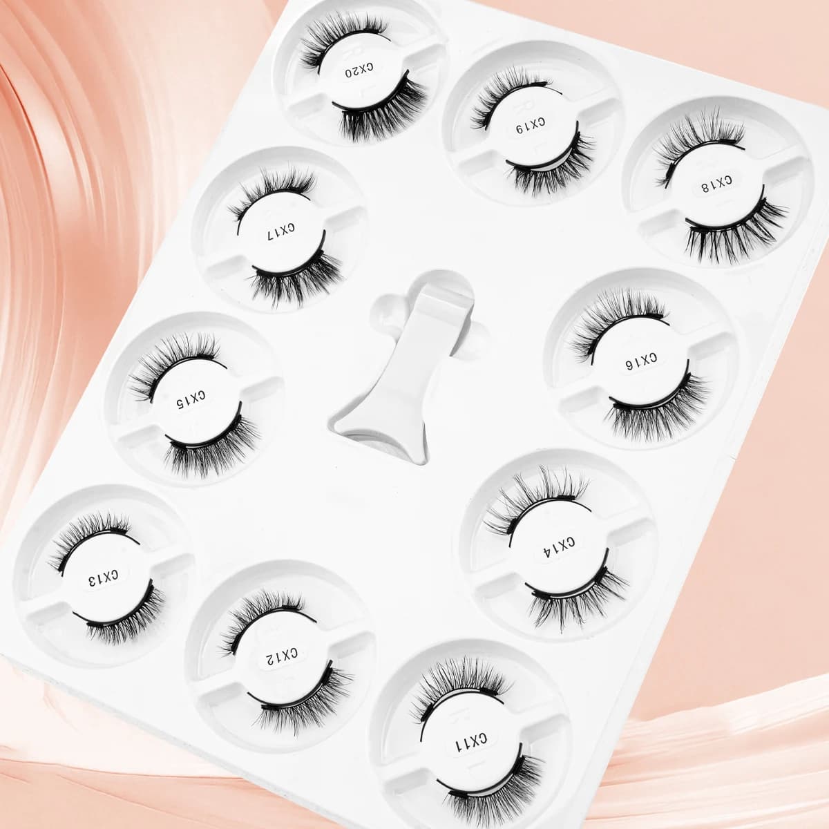 Magnetyczne Rzęsy 3D Faux Mink z Aplikatorem – Zestaw 5/10 Par