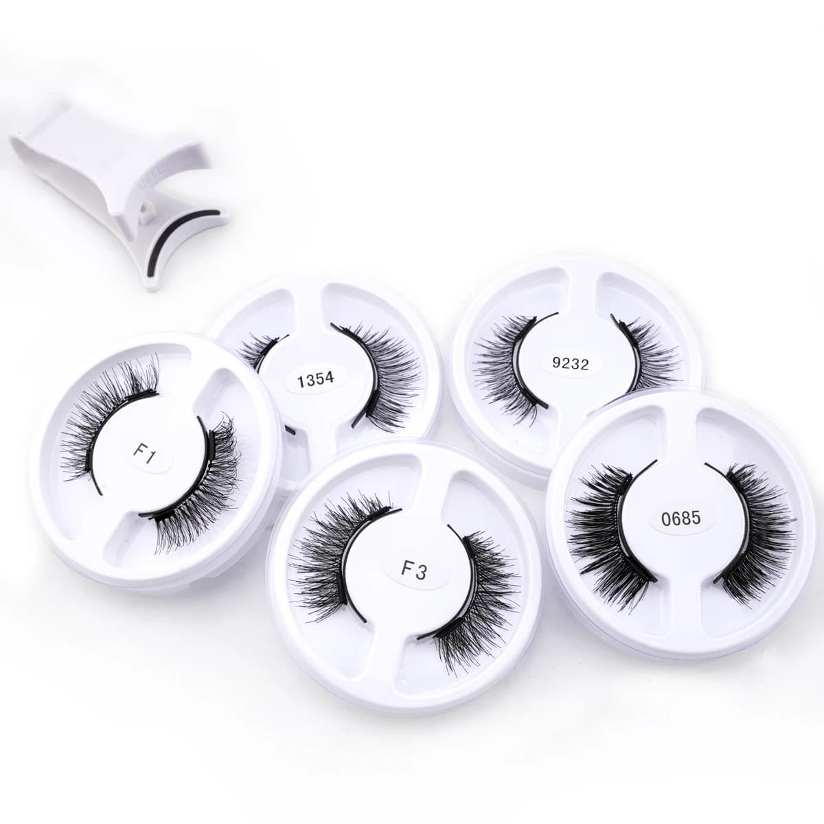 Magnetyczne Rzęsy 3D Faux Mink z Aplikatorem – Zestaw 5/10 Par